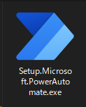 Power Automate Desktopのインストーラ